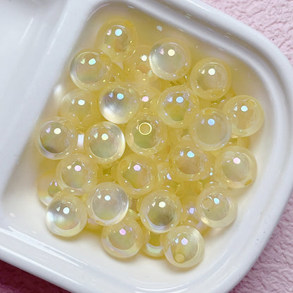 16mm UV Jelly Cat Eye Round beads