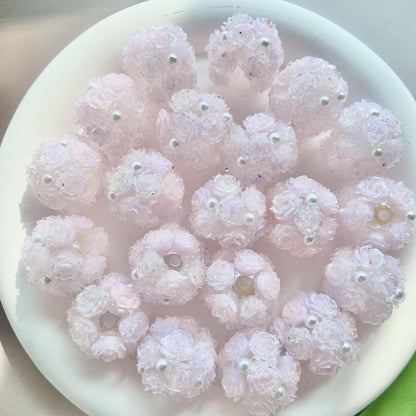 Rose Flower Ball Luminous Fancy Beads